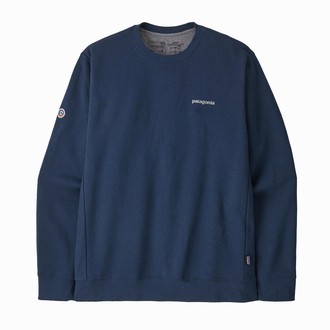 Patagonia Fitz Roy Icon Uprisal Crew Sweatshirt #color_lagom-blue