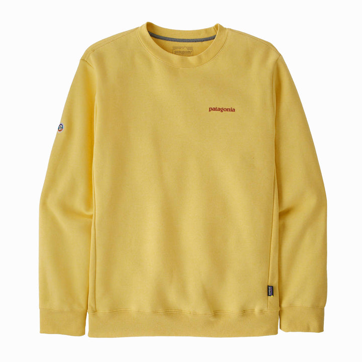 Patagonia Fitz Roy Icon Uprisal Crew Sweatshirt #color_milled-yellow