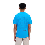 Berghaus Men's Mountain Checklist Short Sleeve Tee Grey / Small-Grey / Medium-Grey / Large-Grey / X-Large-Grey / XX-Large #- 53 Degrees North 