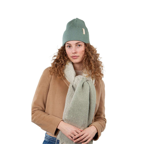 Barts Arlinkton Beanie Light Pistache-Violet-Black-Navy-Blue #- 53 Degrees North 