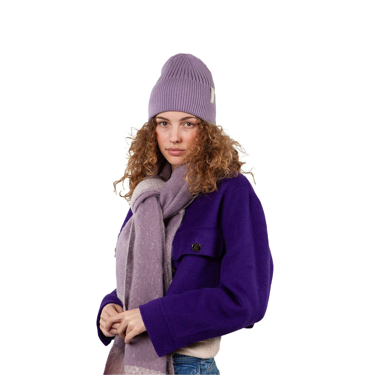 Barts Arlinkton Beanie Light Pistache-Violet-Black-Navy-Blue #- 53 Degrees North 