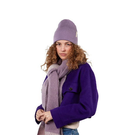 Barts Arlinkton Beanie Light Pistache-Violet-Black-Navy-Blue #- 53 Degrees North 