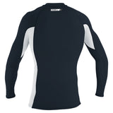 O'Neill Men's Premium Skins Long Sleeve Rash Guard Slate/White / Small-Slate/White / Medium-Slate/White / Large #- 53 Degrees North 