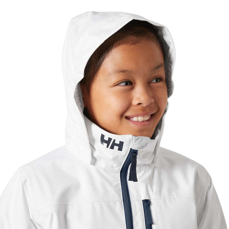 Helly Hansen Kids' Jr Crew Midlayer Jacket 2.0 White / Age 7-8-White / Age 9-10-White / Age 11-12-White / Age 13-14-White / Age 15-16 #- 53 Degrees North 