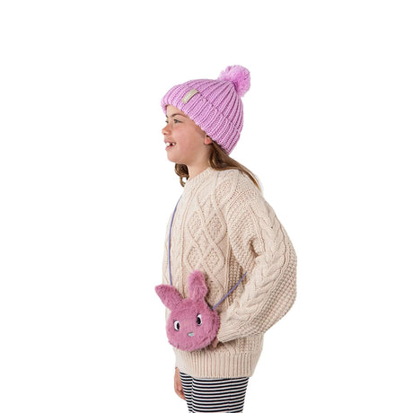 Barts Girls' Joellah Beanie Orchid / 53-55cm-Rose / 53-55cm #- 53 Degrees North 