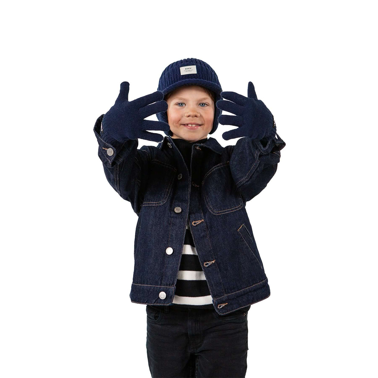 Barts Kids' Chalkie Gloves Navy / 3-Navy / 4-Navy / 5 #- 53 Degrees North 