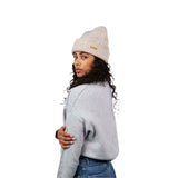 Barts Witzia Beanie Sky-Sage-Light Brown-Heather Grey-Black #- 53 Degrees North 