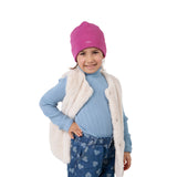Barts Kids' Basic Fleece Beanie Fuchsia-Navy #- 53 Degrees North 