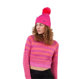 Barts Kenzie Beanie Hot Pink-Black-Cobalt #- 53 Degrees North 