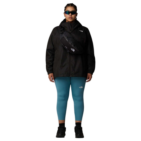 The North Face Women's Quest Plus Waterproof Jacket TNF Black/Foil Grey / 1X-TNF Black/Foil Grey / 2X-TNF Black/Foil Grey / 3X #- 53 Degrees North 