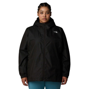 The North Face Women's Quest Plus Waterproof Jacket TNF Black/Foil Grey / 1X-TNF Black/Foil Grey / 2X-TNF Black/Foil Grey / 3X #- 53 Degrees North 