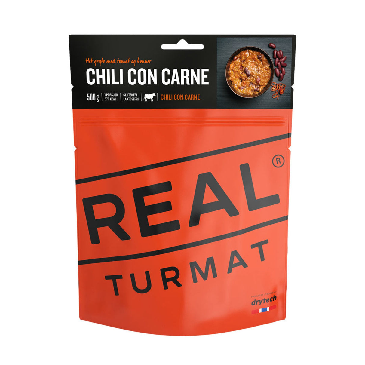 Real Turmat Chili Con Carne 500g Orange #- 53 Degrees North 