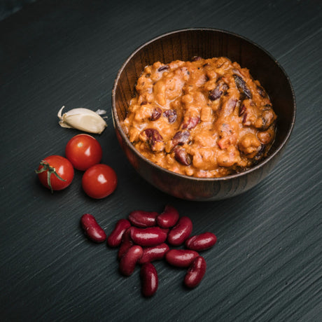 Real Turmat Chili Stew With Beans (Vegan) 460g Orange #- 53 Degrees North 