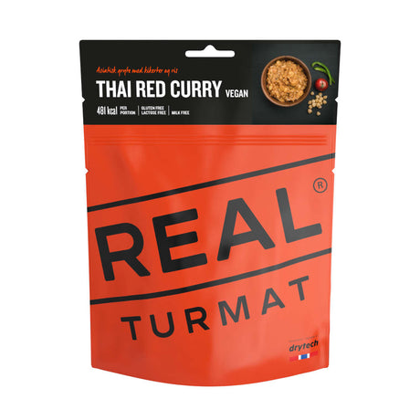Real Turmat Thai Red Curry (Vegan) 460g Orange - 53 Degrees North