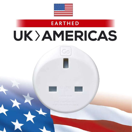Go Travel UK-USA Adaptor Default Title #- 53 Degrees North 