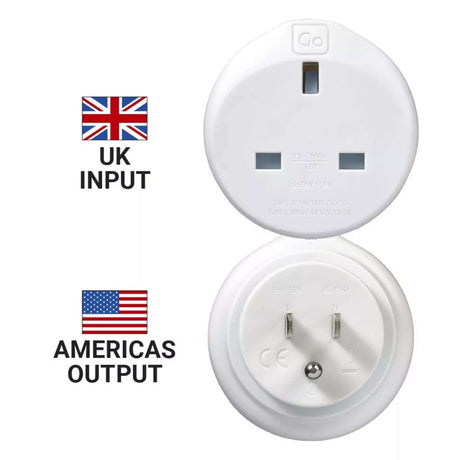 Go Travel UK-USA Adaptor Default Title #- 53 Degrees North 