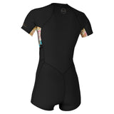 O'Neill Women's Bahia 2/1 Front Zip Short Sleeve Spring Wetsuit Black/Mika Floral / X-Small-Black/Mika Floral / Small-Black/Mika Floral / Medium-Black/Mika Floral / Large #- 53 Degrees North 