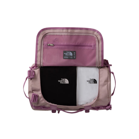 The North Face Base Camp Duffel Bag X-Small Summit Gold/TNF Black-TNF Black/TNF White-Metal Pink/Hushed Laven-Evergreen/TNF Black #- 53 Degrees North 