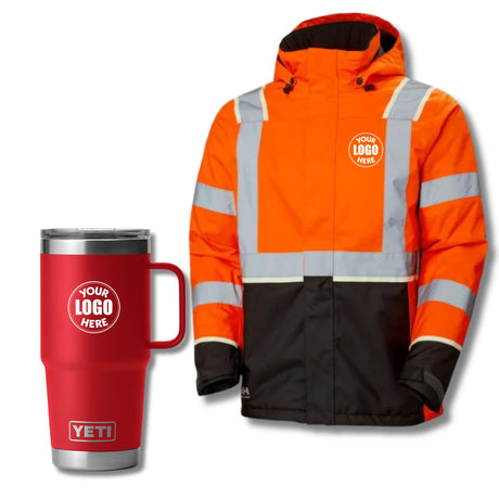 53 Degrees North Site Visit Rescue Red / Red-Rescue Red / Orange-Rescue Red / Yellow-Navy / Red-Navy / Orange - 53 Degrees North 