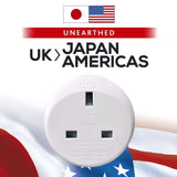 Go Travel UK-Japan/USA Adaptor Default Title #- 53 Degrees North 