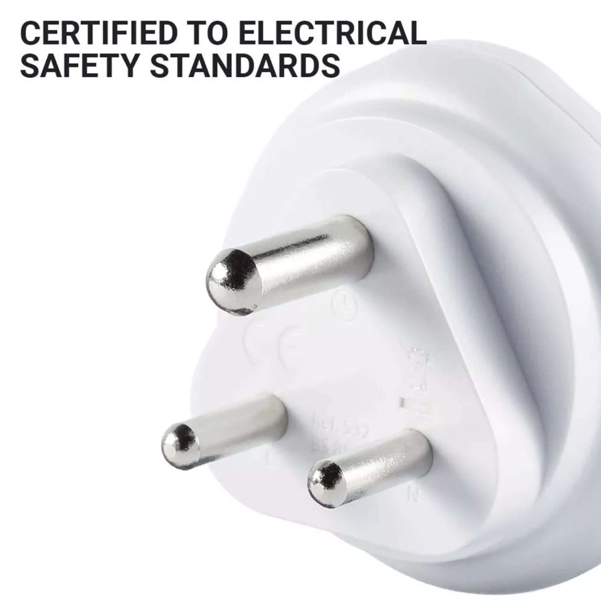 Go Travel UK-India Adaptor Default Title #- 53 Degrees North 