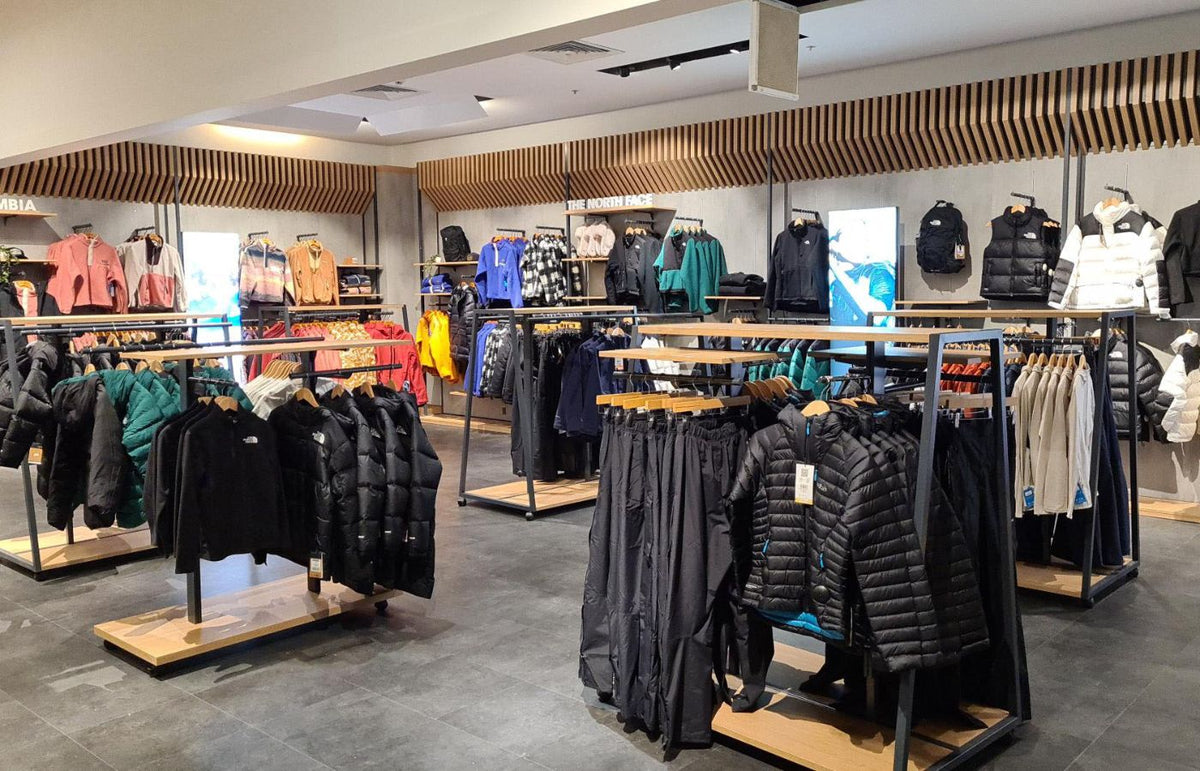 Jackets on display at 53 Degrees North Arnotts
