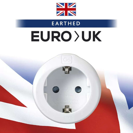 Go Travel EU-UK Adaptor Default Title #- 53 Degrees North 