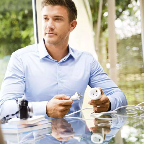 Go Travel EU-UK Adaptor Default Title #- 53 Degrees North 