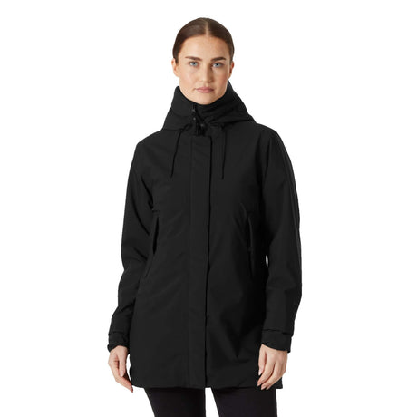Helly Hansen Women's Victoria Insulated Mid Rain Jacket Black / X-Small-Black / Small-Black / Medium-Black / Large-Black / X-Large #- 53 Degrees North 