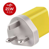 Go Travel Worldwide 3 Port USB-A Charger Default Title #- 53 Degrees North 