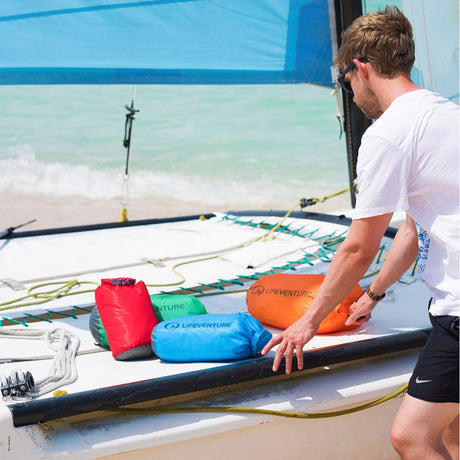 Lifeventure Ultralight Dry Bag - 10L Green #- 53 Degrees North 