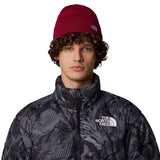 The North Face Norm Beanie Bark Mist-Sumac-Summit Navy-TNF Black-Beetroot #- 53 Degrees North 