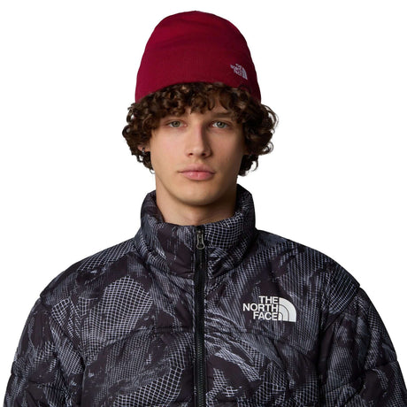 The North Face Norm Beanie Bark Mist-Sumac-Summit Navy-TNF Black-Beetroot #- 53 Degrees North 