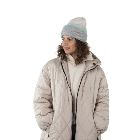 Barts Suzam Beanie Heather Grey-Blue-Rose #- 53 Degrees North 