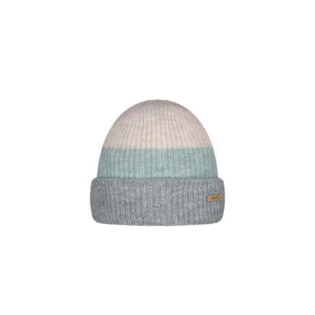 Barts Suzam Beanie Heather Grey-Blue-Rose #- 53 Degrees North 