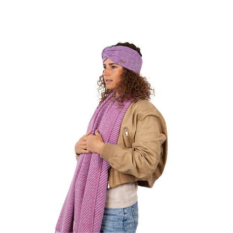 Barts Witzia Headband Berry-Black-Sky-Dusty Pink-Light Brown #- 53 Degrees North 