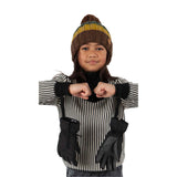 Barts Kids' Zipper Gloves Black / 3-Black / 4-Black / 5-Black / 6-Black / 7 #- 53 Degrees North 