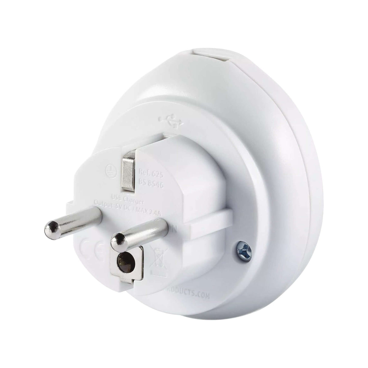 Go Travel UK-EU Adaptor + USB Default Title #- 53 Degrees North 