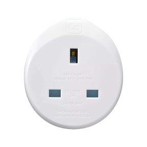 Go Travel UK-EU Adaptor + USB Default Title #- 53 Degrees North 