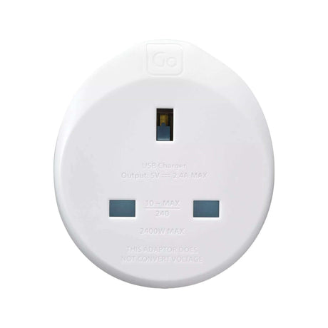 Go Travel UK-EU Adaptor + USB Default Title #- 53 Degrees North 