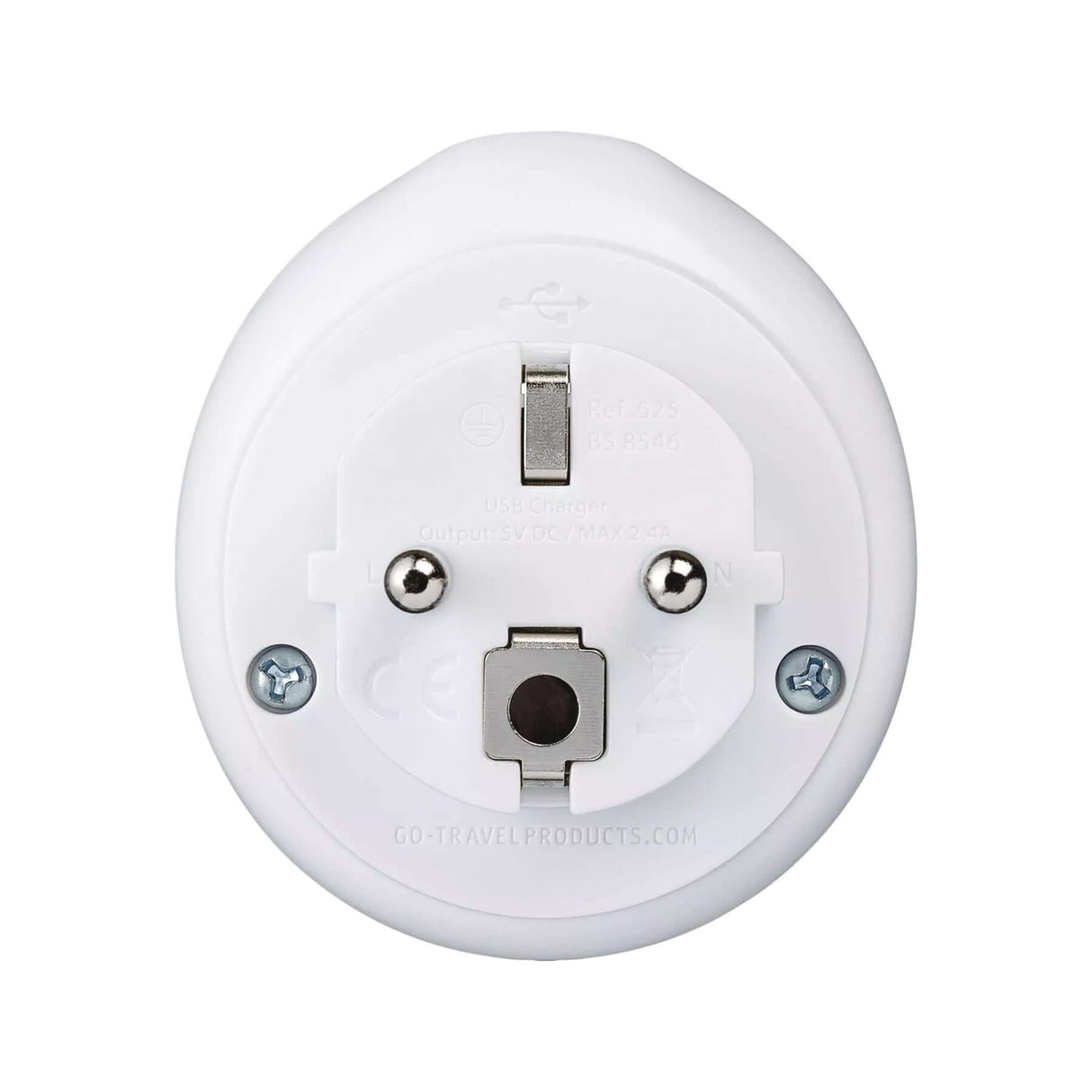 Go Travel UK-EU Adaptor + USB Default Title #- 53 Degrees North 