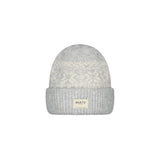 Barts Negomba Stretchy Beanie Heather Grey-Orchid #- 53 Degrees North 