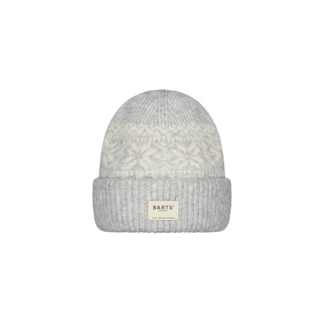 Barts Negomba Stretchy Beanie Heather Grey-Orchid #- 53 Degrees North 