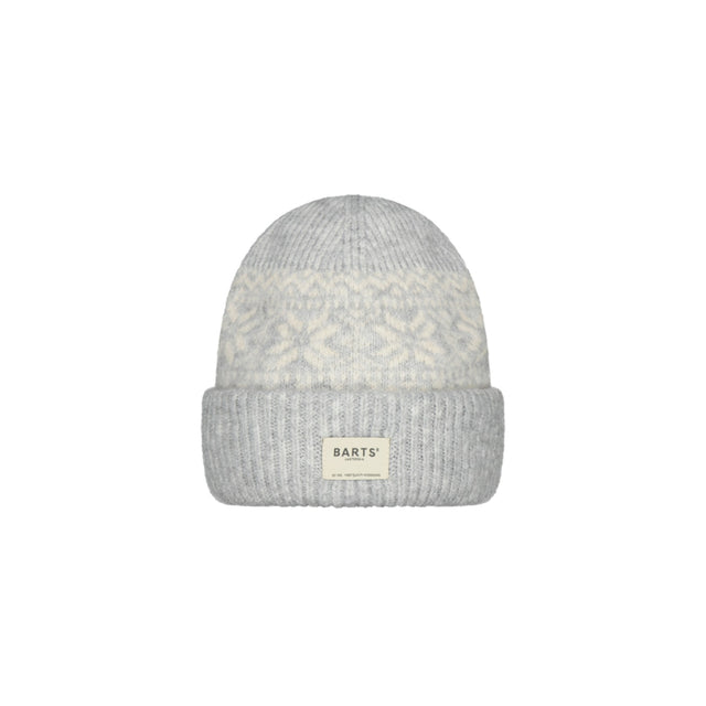 Barts Negomba Stretchy Beanie Heather Grey-Orchid #- 53 Degrees North 
