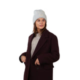 Barts Negomba Stretchy Beanie Heather Grey-Orchid #- 53 Degrees North 