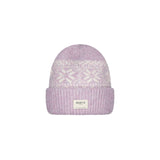 Barts Negomba Stretchy Beanie Heather Grey-Orchid #- 53 Degrees North 