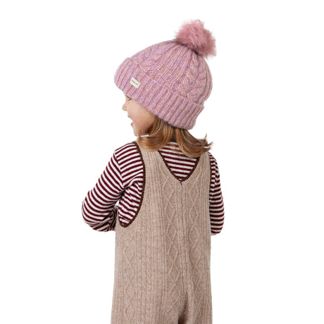 Barts Girls' Eyaka Beanie Mauve / 53cm-55cm-Blue / 53cm-55cm #- 53 Degrees North 