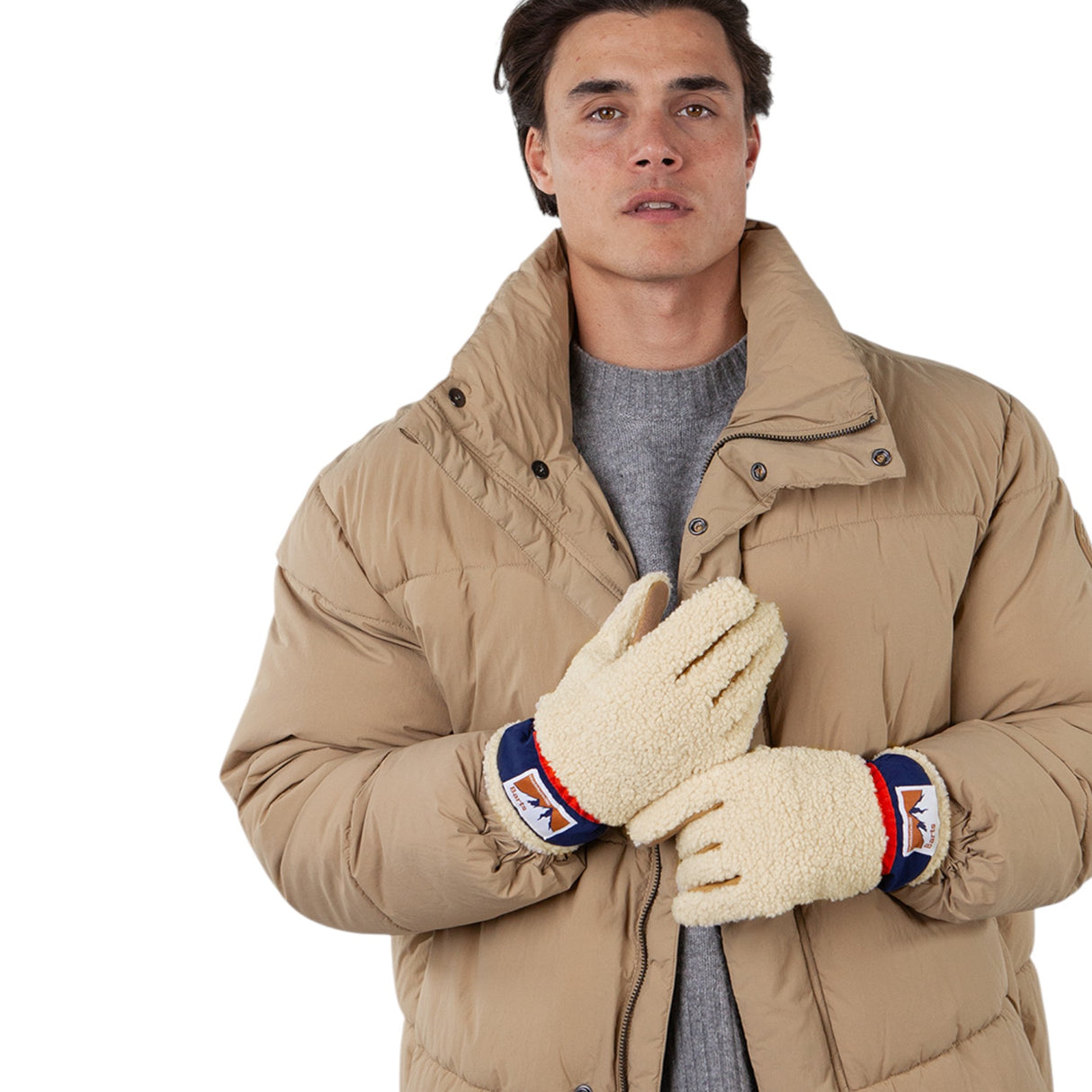 Barts Isafjord Gloves Wheat / Small/Medium-Wheat / Medium/Large-Wheat / Large/X-Large #- 53 Degrees North 