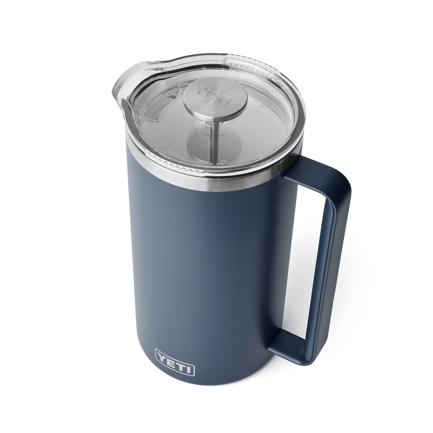YETI Rambler 64oz (1.9 L) French Press Navy-White #- 53 Degrees North 
