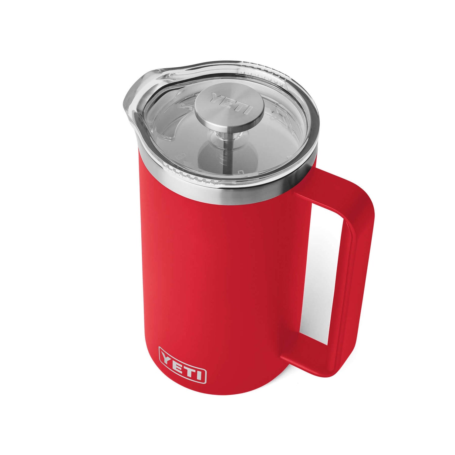 YETI Rambler French Press 34oz Black Forest Green-Tropical Pink-Navy-Rescue Red-White #- 53 Degrees North 